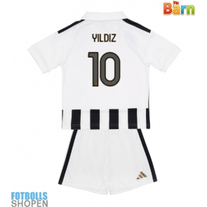 Billiga Juventus Kenan Yildiz #10 Hemmatröja Barn 2026-27 Kortärmad (+ Korta byxor)